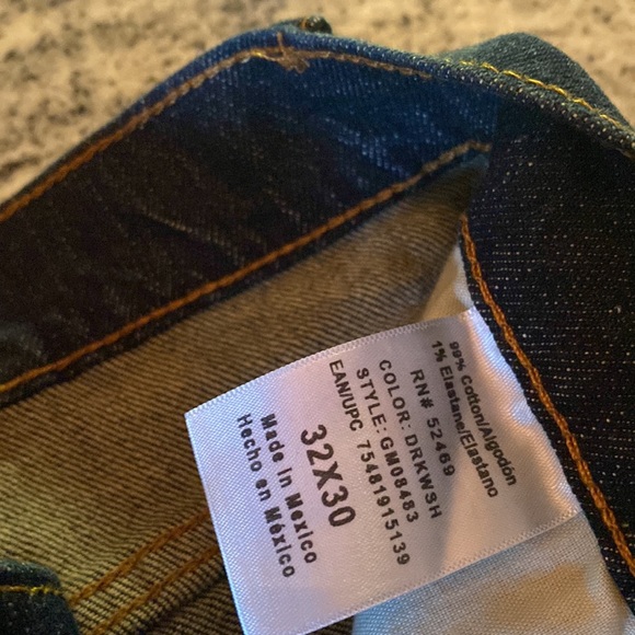 Mens dark denim jeans - Picture 3 of 5